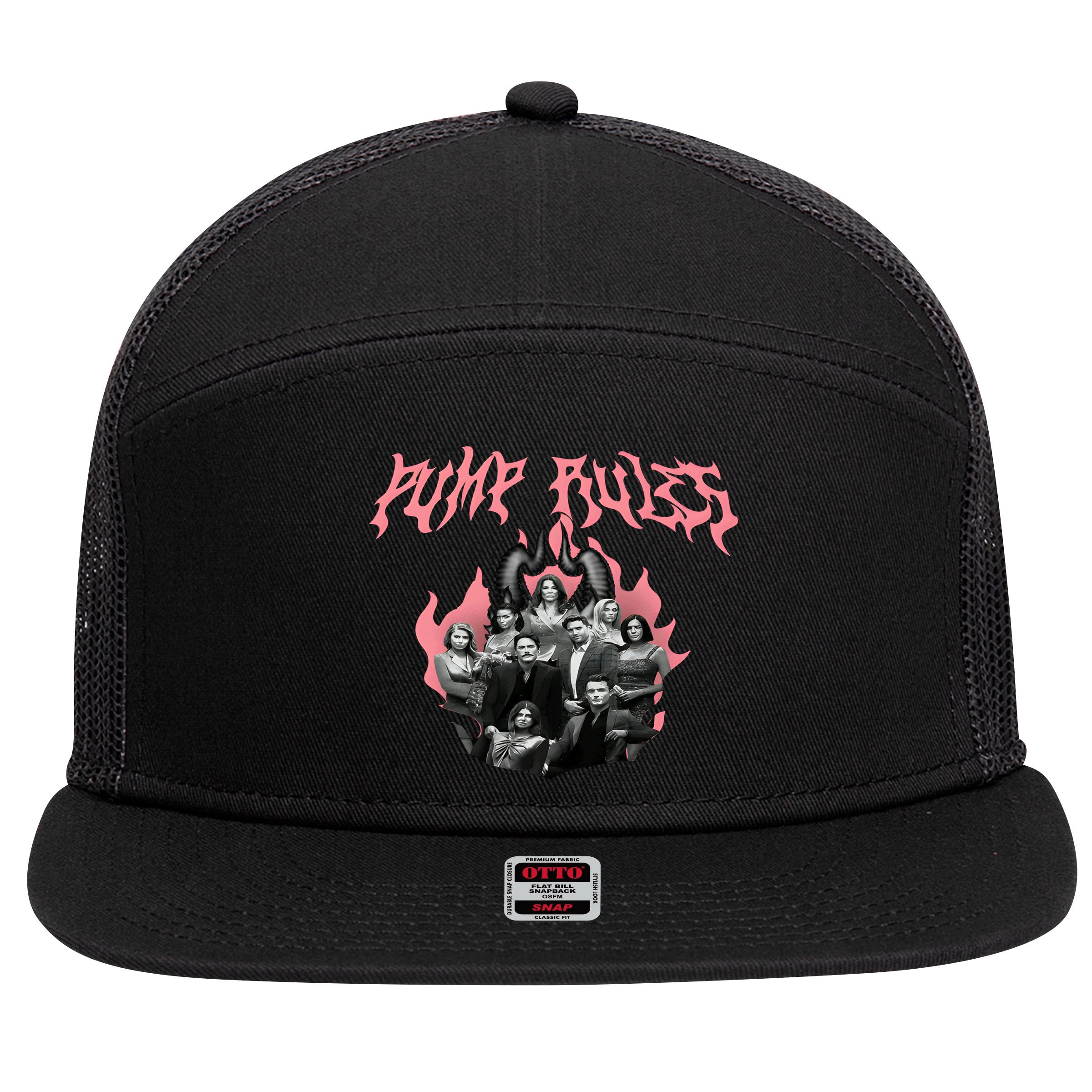 Pump Rules Metal Band Vanderpump Rules 7 Panel Mesh Trucker Snapback Hat