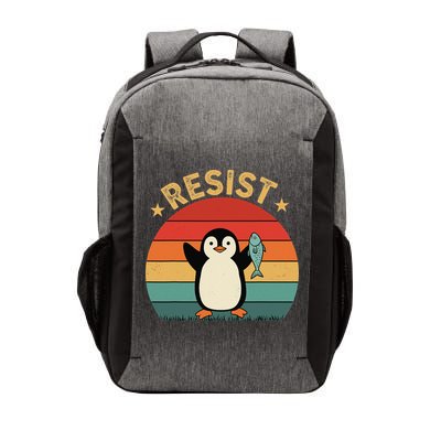 Penguin Resist March For Planet And Peace Vector Backpack