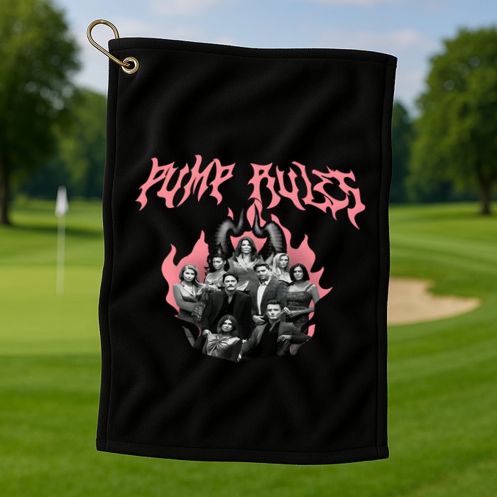 Pump Rules Metal Band Vanderpump Rules Golf Towel