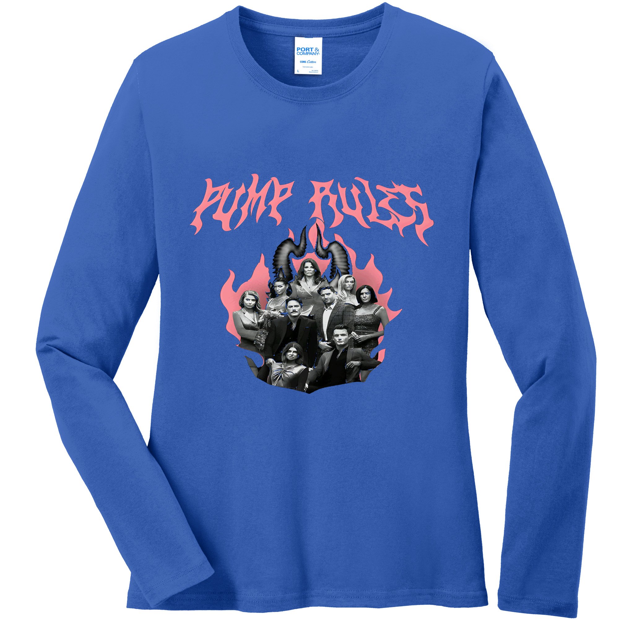 Pump Rules Metal Band Vanderpump Rules Ladies Long Sleeve Shirt