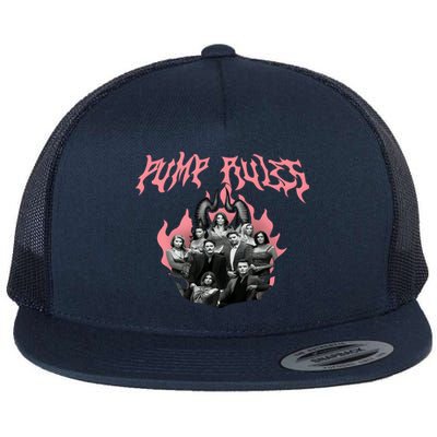 Pump Rules Metal Band Vanderpump Rules Flat Bill Trucker Hat