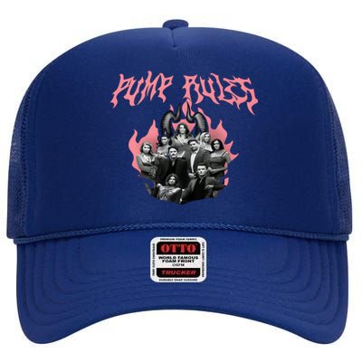 Pump Rules Metal Band Vanderpump Rules High Crown Mesh Back Trucker Hat