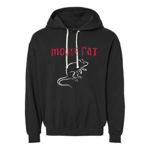 Parks & Recreation Mouse Rat Logo Distressed Garment-Dyed Fleece Hoodie