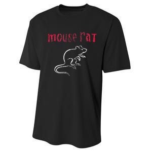 Parks & Recreation Mouse Rat Logo Distressed Performance Sprint T-Shirt