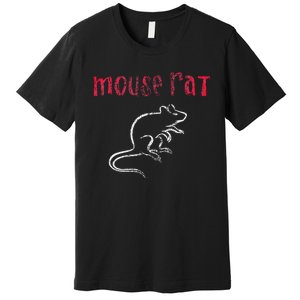 Parks & Recreation Mouse Rat Logo Distressed Premium T-Shirt