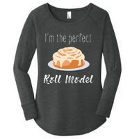 Perfect Roll Model Cinnamon Roll Mom Dad Role Model Gift Women's Perfect Tri Tunic Long Sleeve Shirt