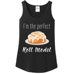 Perfect Roll Model Cinnamon Roll Mom Dad Role Model Gift Ladies Essential Tank