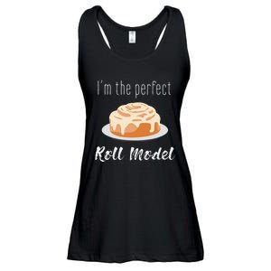 Perfect Roll Model Cinnamon Roll Mom Dad Role Model Gift Ladies Essential Flowy Tank