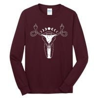 Pro Roe Middle Finger Uterus Womens Rights Tall Long Sleeve T-Shirt