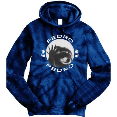 Pedro Raccoon Meme Funny Cute Tie Dye Hoodie