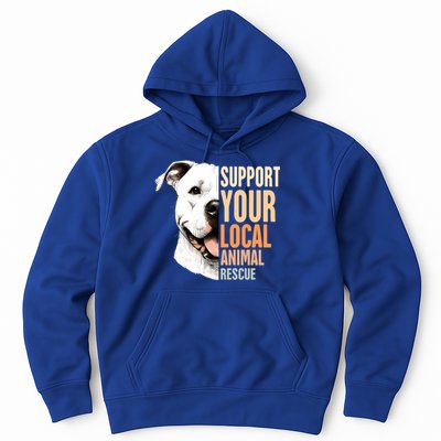 Pitbull Rescue Mom Adoption Support Your Local Animal Rescue  Hoodie