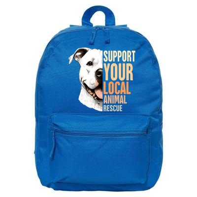 Pitbull Rescue Mom Adoption Support Your Local Animal Rescue  16 in Basic Backpack