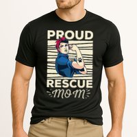 Proud Resuce Mom Dog Rescue Cooling Performance Crew T-Shirt