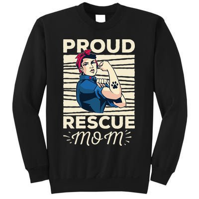 Proud Resuce Mom Dog Rescue Sweatshirt