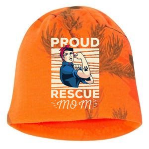 Proud Resuce Mom Dog Rescue Kati - Camo Knit Beanie