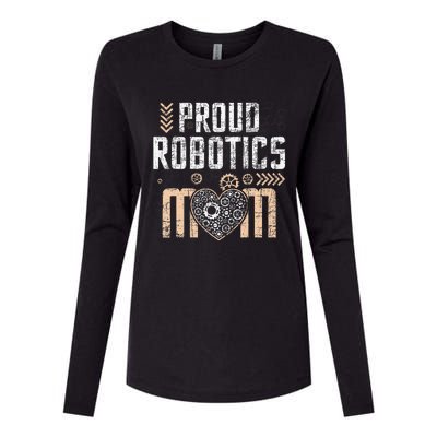 Proud Robotics Mom Robot Lover Engineer Engineering Cyborg Womens Cotton Relaxed Long Sleeve T-Shirt