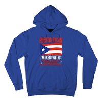 Puerto Rican Mixed With Rican Flag Pride Hoodie