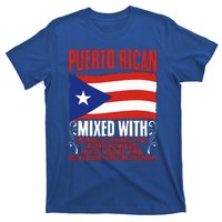 Puerto Rican Mixed With Rican Flag Pride T-Shirt