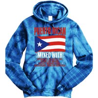 Puerto Rican Mixed With Rican Flag Pride Tie Dye Hoodie