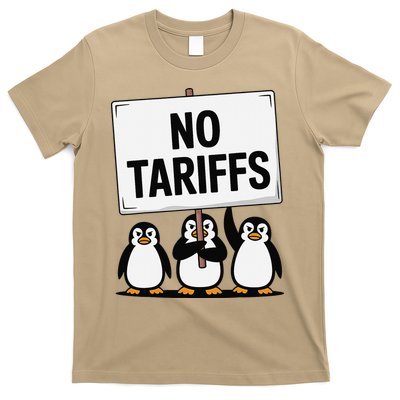 Penguin Resist Meme  Tariff Protest Meme Flippers Up T-Shirt