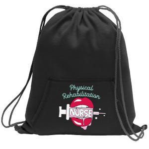 Physical Rehabilitation Nurse Cute Rn Rehab Nursing Hot Lips Sweatshirt Cinch Pack Bag