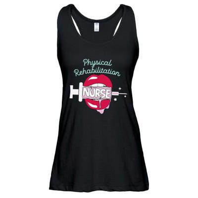 Physical Rehabilitation Nurse Cute Rn Rehab Nursing Hot Lips Ladies Essential Flowy Tank