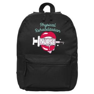 Physical Rehabilitation Nurse Cute Rn Rehab Nursing Hot Lips 16 in Basic Backpack