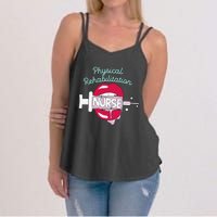 Physical Rehabilitation Nurse Cute Rn Rehab Nursing Hot Lips Women's Strappy Tank