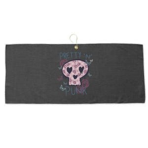 Punk Rock N Roll Music Pretty In Punk Women Ladies Children Large Microfiber Waffle Golf Towel