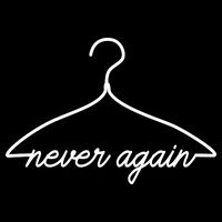 Pro Roe Never Again Wire Hanger 16 in Basic Backpack