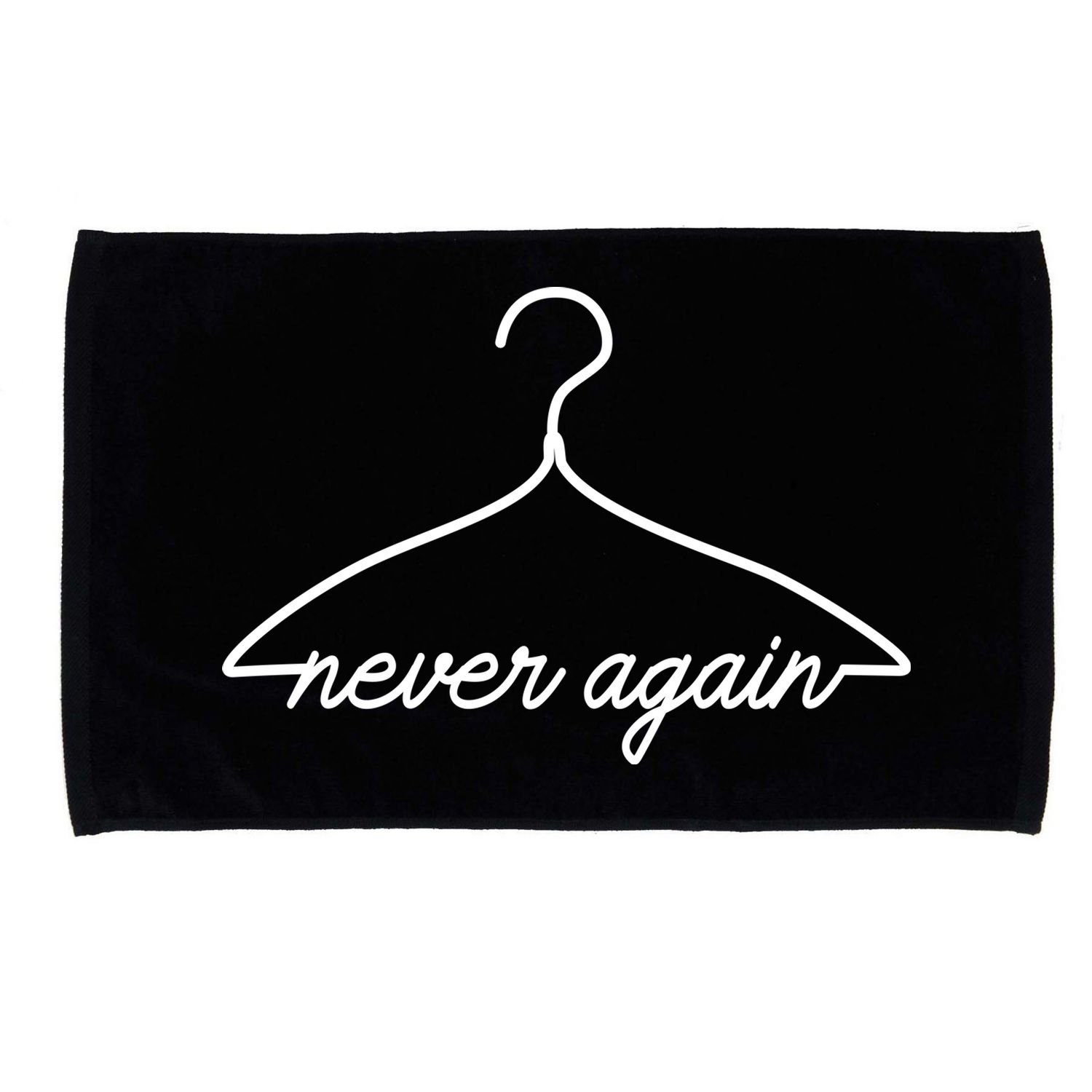Pro Roe Never Again Wire Hanger Microfiber Hand Towel