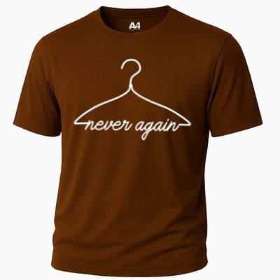 Pro Roe Never Again Wire Hanger Performance Shirt