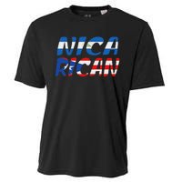 Puerto Rico & Nicaragua Nica Heritage Puerto Rican Flag Cooling Performance Crew T-Shirt