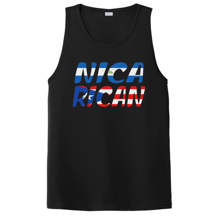 Puerto Rico & Nicaragua Nica Heritage Puerto Rican Flag PosiCharge Competitor Tank