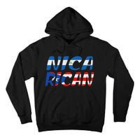 Puerto Rico & Nicaragua Nica Heritage Puerto Rican Flag Tall Hoodie