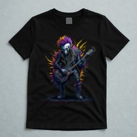 Punk rock n roll skeleton T-Shirt