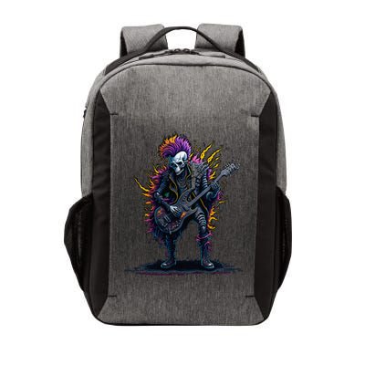 Punk rock n roll skeleton Vector Backpack