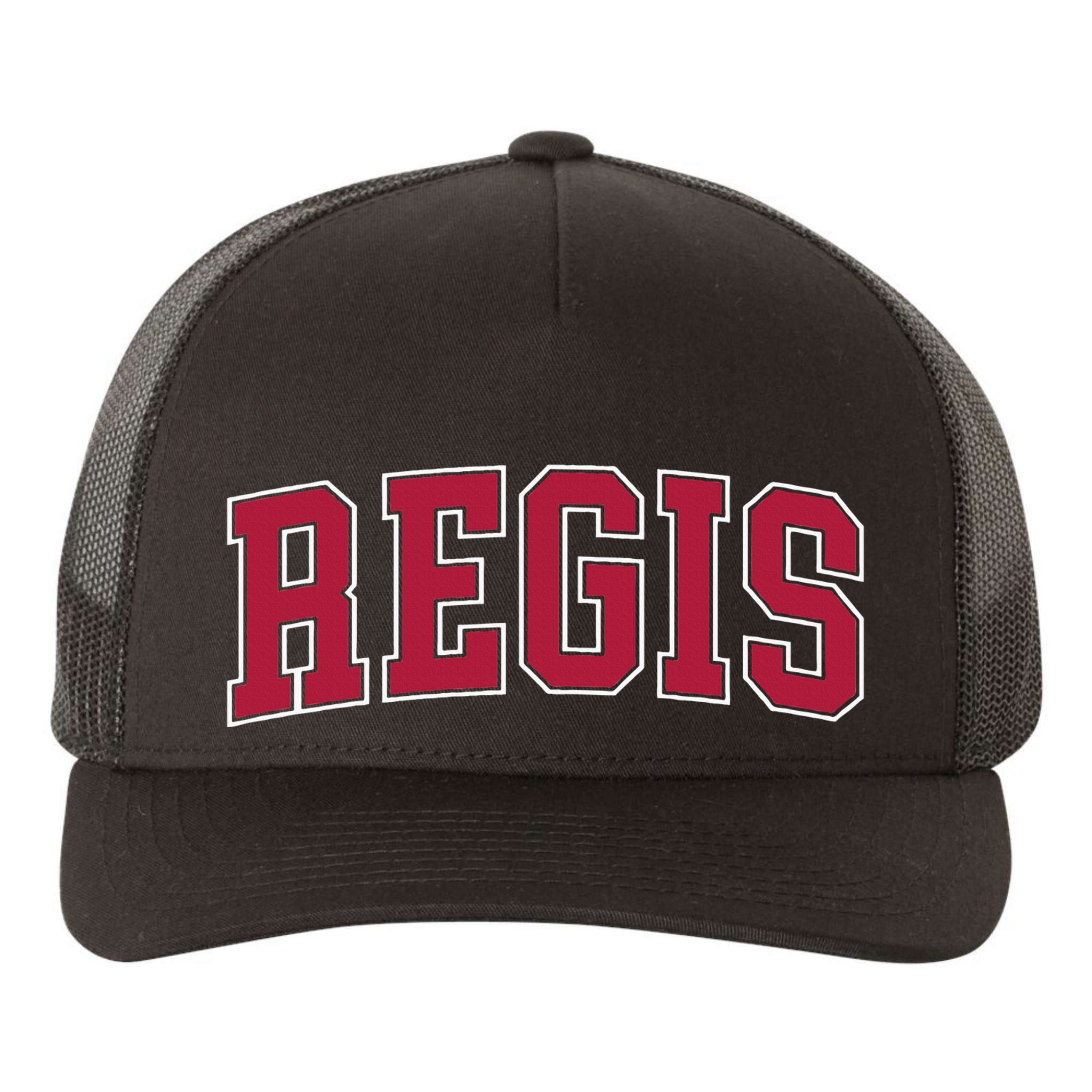Personalized Regis Name Arch Yupoong Adult 5-Panel Trucker Hat