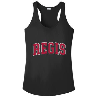 Personalized Regis Name Arch Ladies PosiCharge Competitor Racerback Tank
