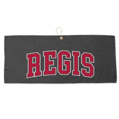 Personalized Regis Name Arch Large Microfiber Waffle Golf Towel
