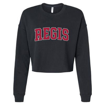 Personalized Regis Name Arch Cropped Pullover Crew