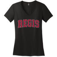 Personalized Regis Name Arch Women's V-Neck T-Shirt