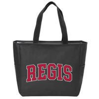 Personalized Regis Name Arch Zip Tote Bag