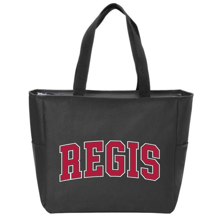 Personalized Regis Name Arch Zip Tote Bag