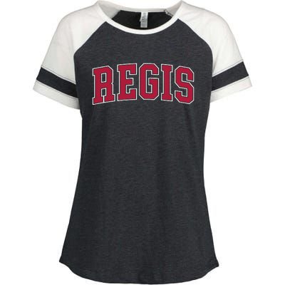 Personalized Regis Name Arch Enza Ladies Jersey Colorblock Tee