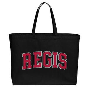 Personalized Regis Name Arch Cotton Canvas Jumbo Tote