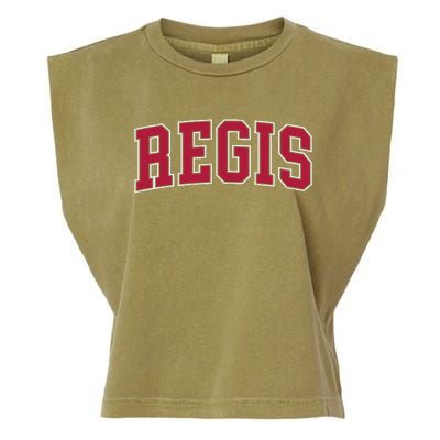 Personalized Regis Name Arch Garment-Dyed Women's Muscle Tee