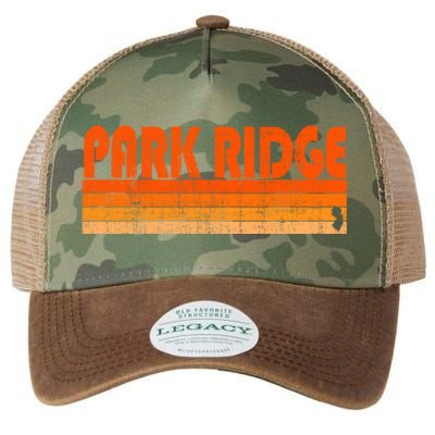 Park Ridge New Jersey Retro 80s Style Gift Legacy Tie Dye Trucker Hat