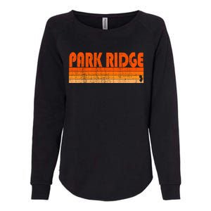 Park Ridge New Jersey Retro 80s Style Gift Womens California Wash Sweatshirt