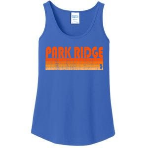 Park Ridge New Jersey Retro 80s Style Gift Ladies Essential Tank